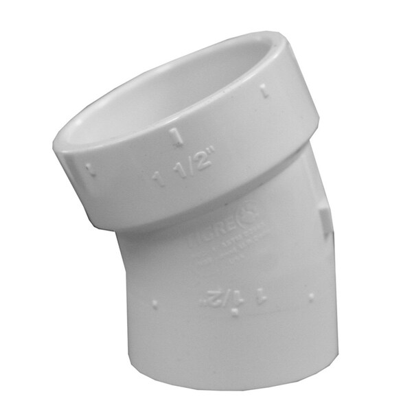 3 in. PVC 22-1/2 Deg Street Elbow